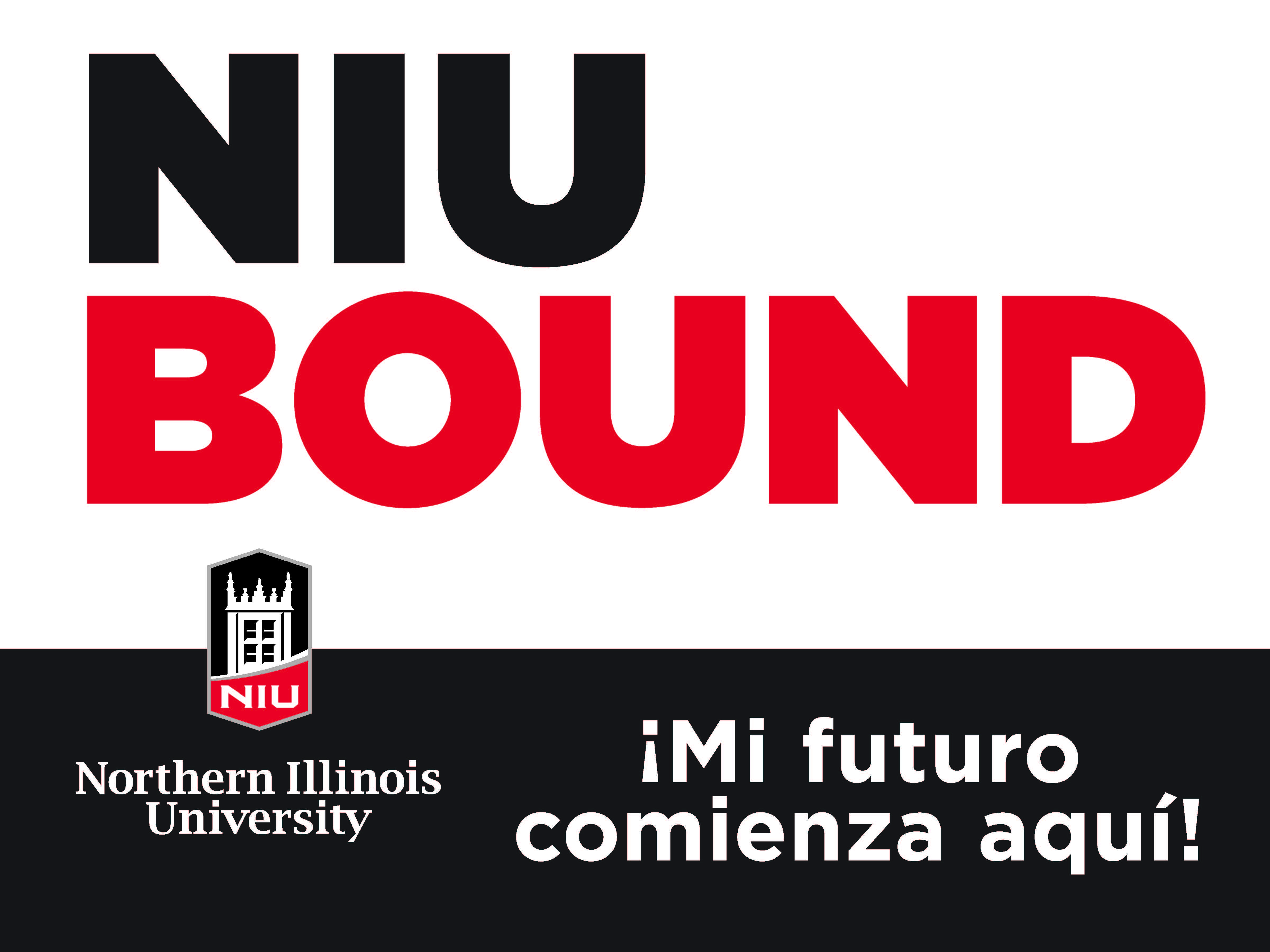 NIU Huskie Pride yard sign design 1