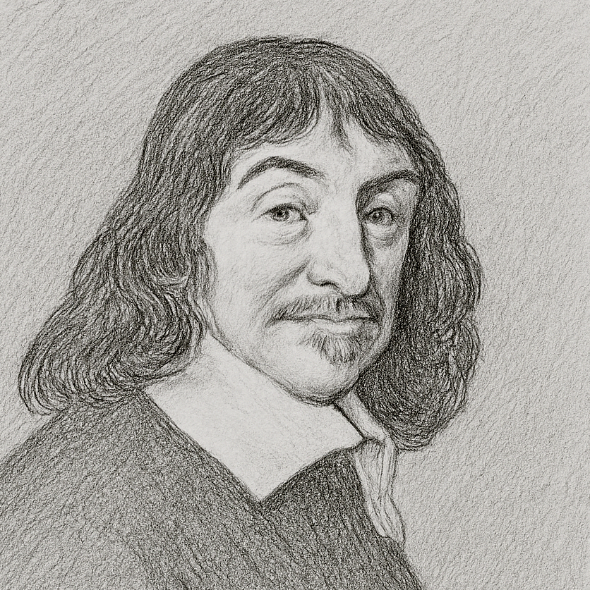 portrait photo of René Descartes